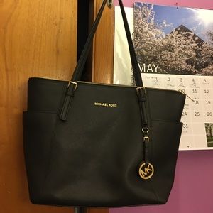 Michael Kors work tote black