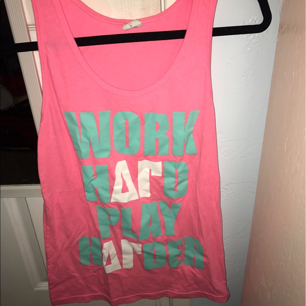 DELTA GAMMA PINK TANK TOP