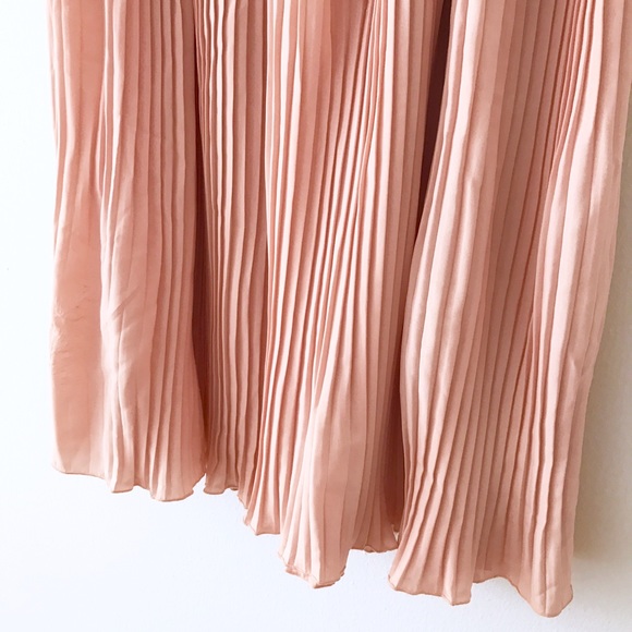 Anthro Million Pleats Plisse Midi Skirt - Picture 6 of 8