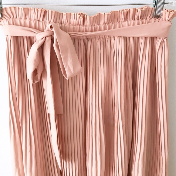 Anthro Million Pleats Plisse Midi Skirt - Picture 8 of 8