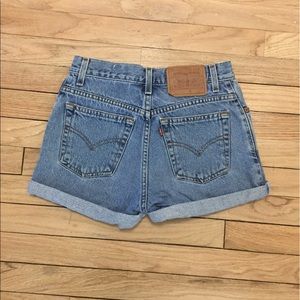Vintage high waisted Levi's shorts