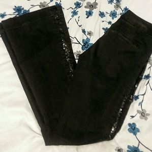 RETRO Express , Low Rise Flare Jeans