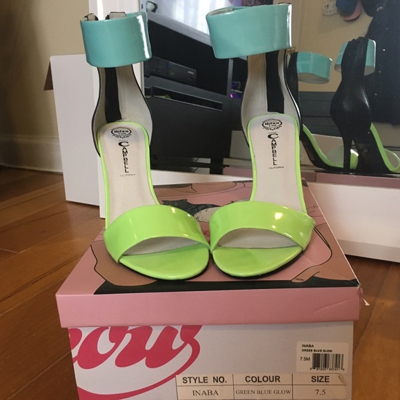 Glow in the Dark jeffrey Campbell Inaba Heels - Picture 4 of 7