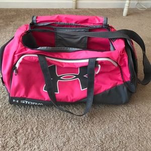 Large Neon Pink Under Armour Tote