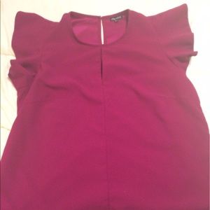 Beautiful flutter sleeve top