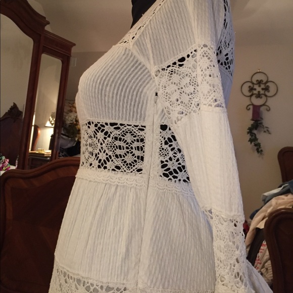 GUC Free People frills and large lace dress FIRM - Picture 5 of 5