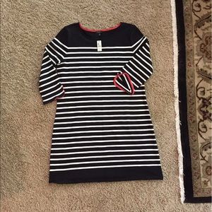 Talbots Knit B/W Dress - Size XL