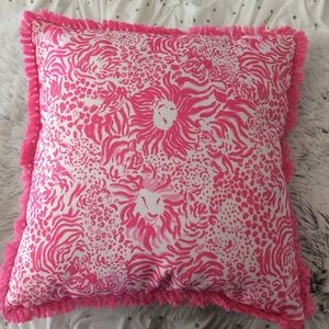 Lilly Pulitzer Two-Sided Pillow