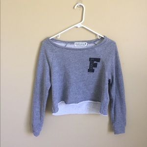 cropped sweatshirt