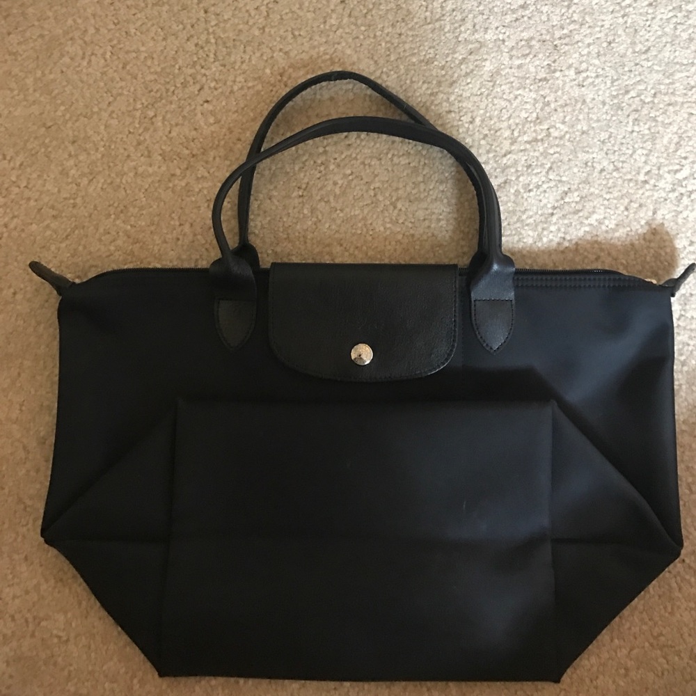 Longchamp Le Pliage Neo, black, small.