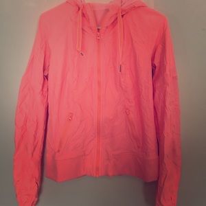Bright coral lululemon jacket