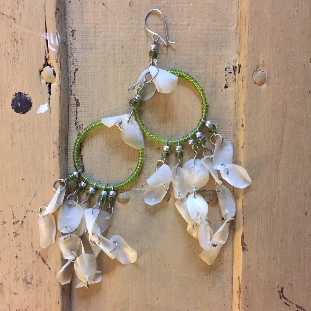 Handcrafted Boho Statement Dreamcatcher Earrings - image 1