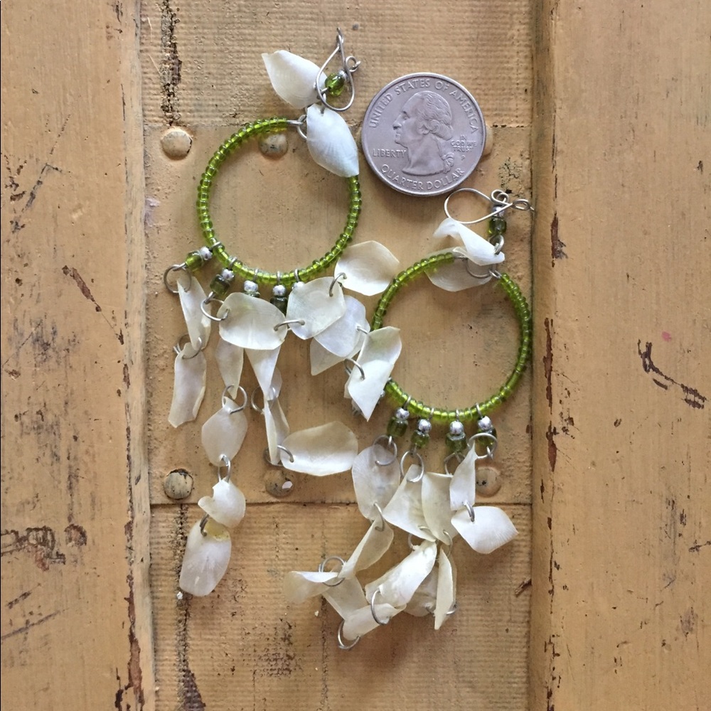 Handcrafted Boho Statement Dreamcatcher Earrings - image 2