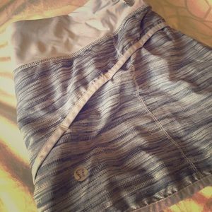 Lululemon running shorts.