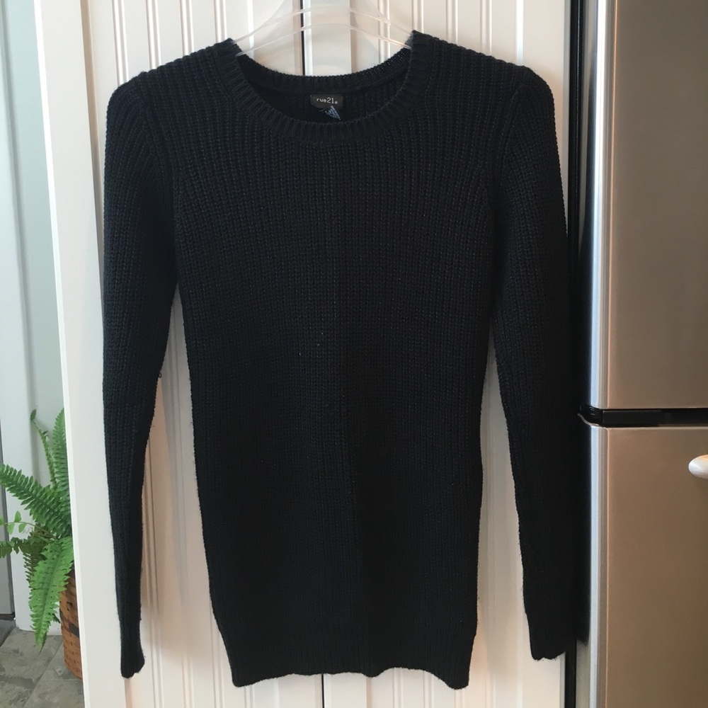Rue21 Black Oversized Sweater