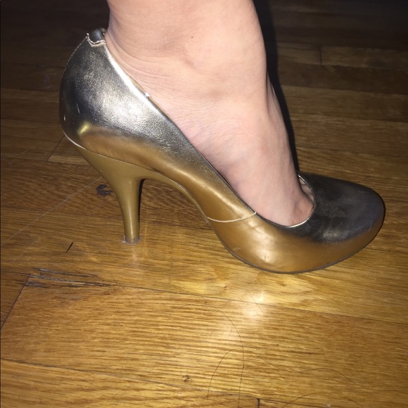 BCBGirls Gold Heels - Picture 3 of 3
