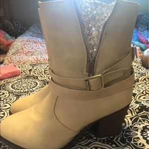 Adorable sequined boots
