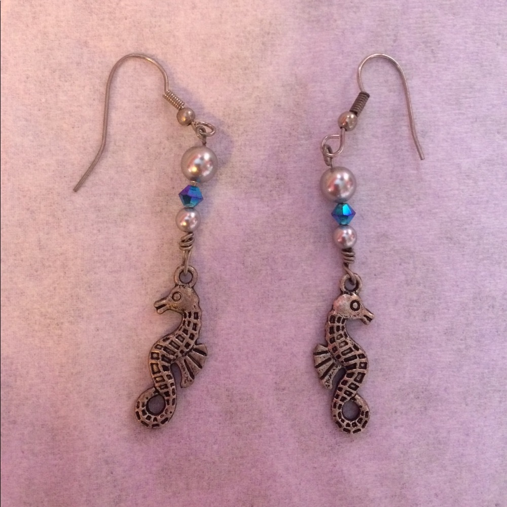 Seahorse earrings