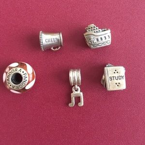 5 pandora charms