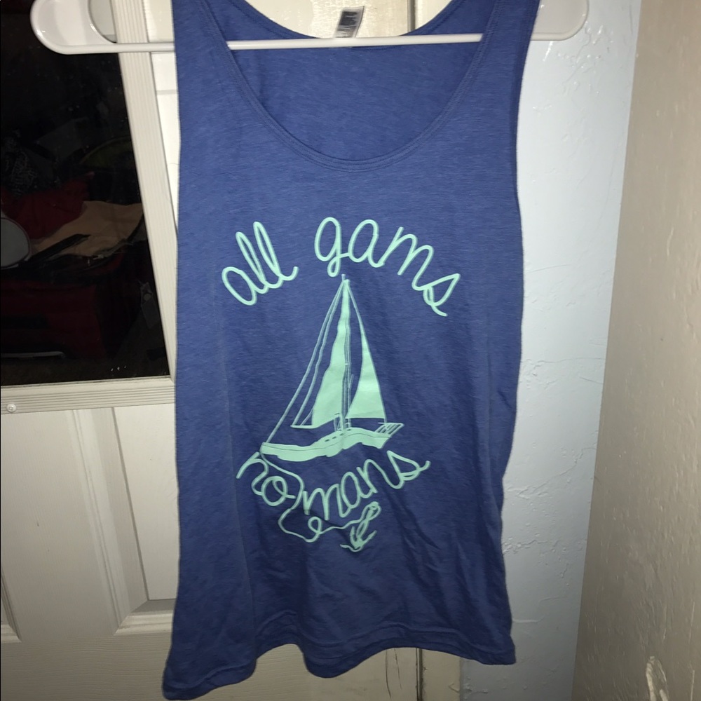 DELTA GAMMA BLUE TANKTOP