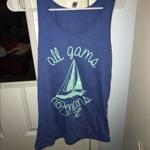 DELTA GAMMA BLUE TANKTOP