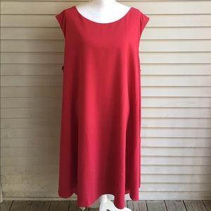 NWT Asos Curve Red Flare Dress