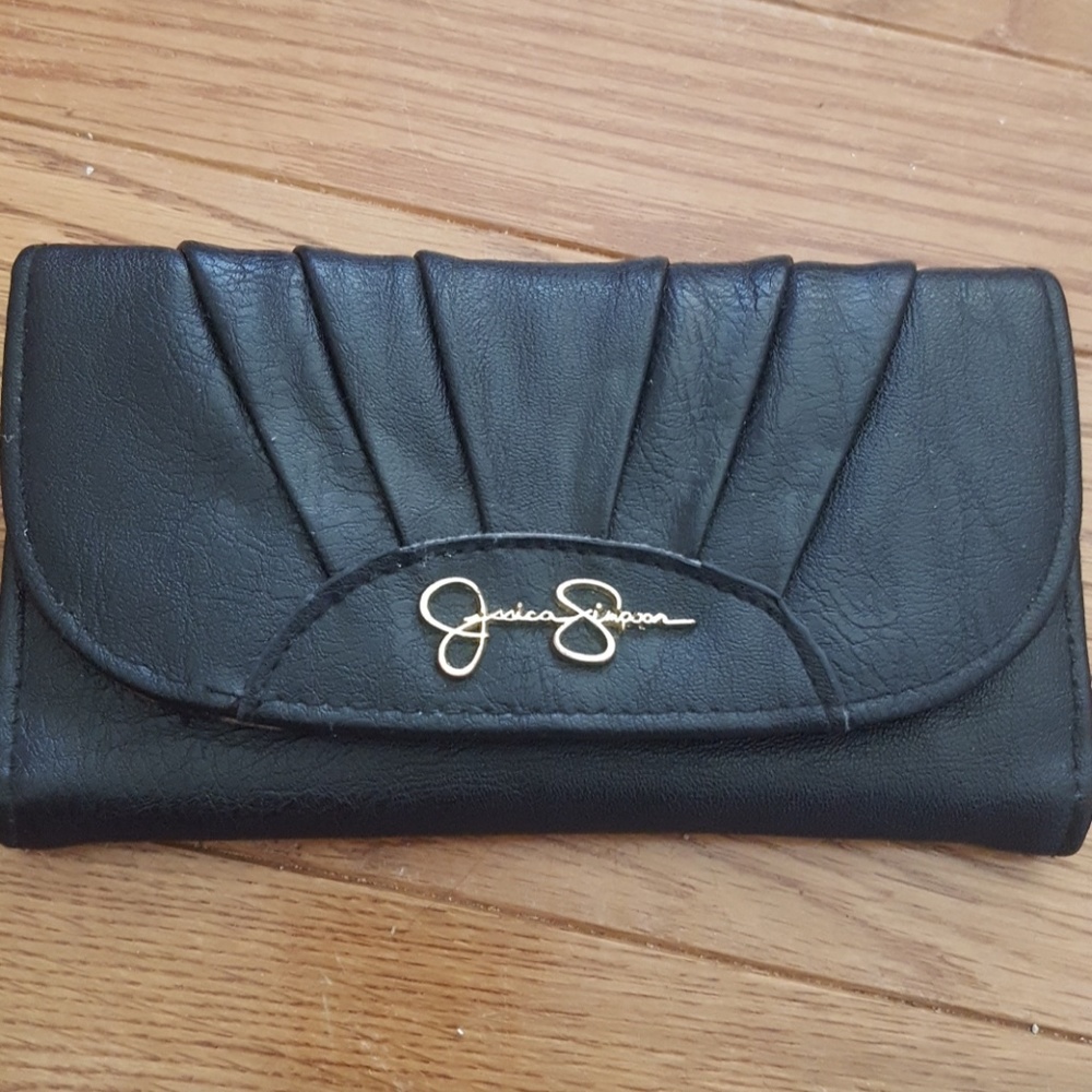 Jessica Simpson Black tri-fold wallet