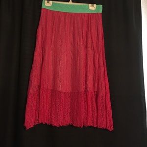 LULAROE LACE Lola Skirt! Hard to find!