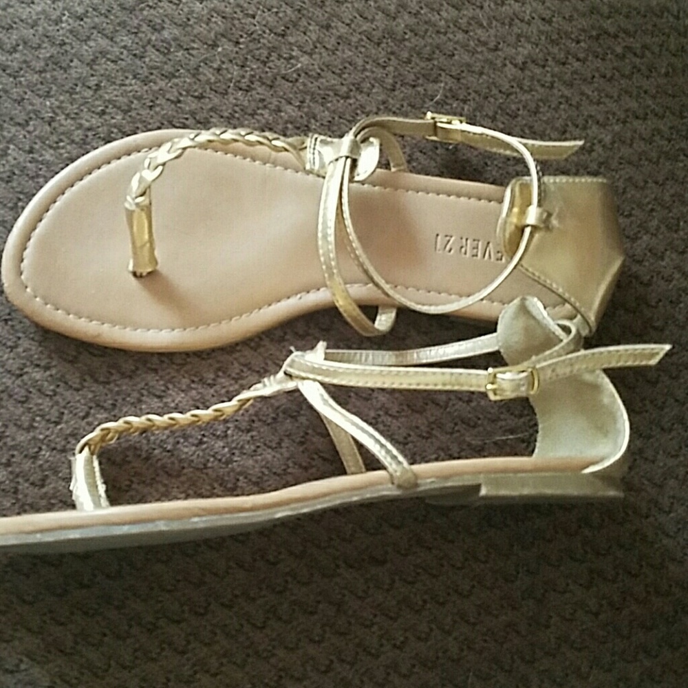 Gold Sandals