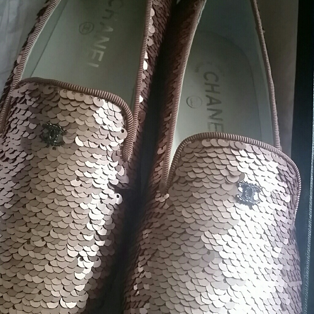 Chanel  Champagne Loafers