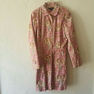 ETCETERA Spring Paisley Cotton Coat