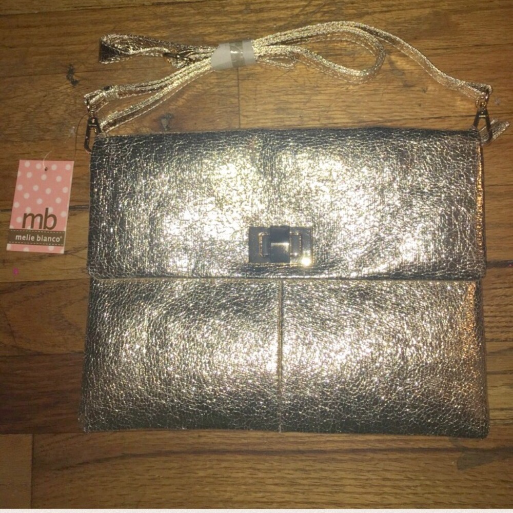 Gold handbag/clutch