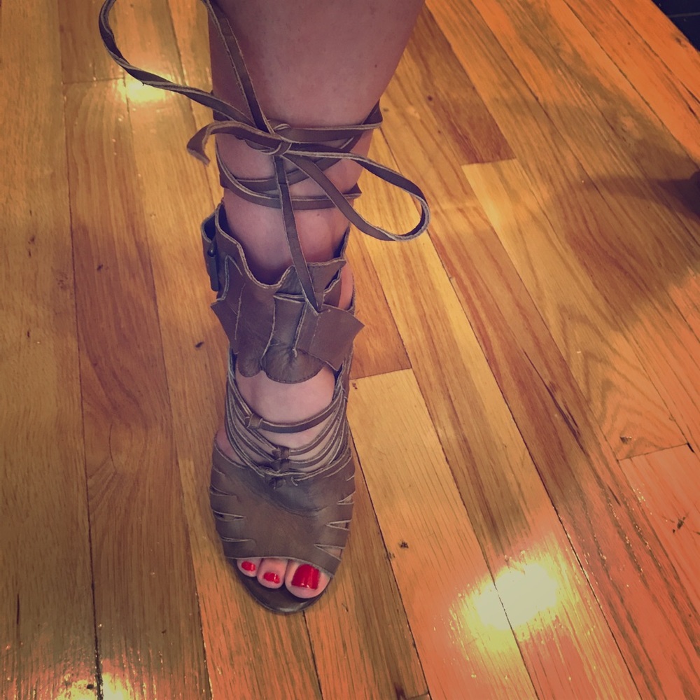 Butter soft leather top shop heels