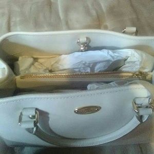 Leather coach purse