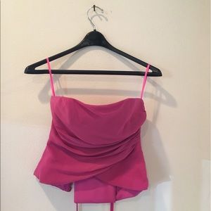 Gorgeous Strapless Corset back Dress with Shawl