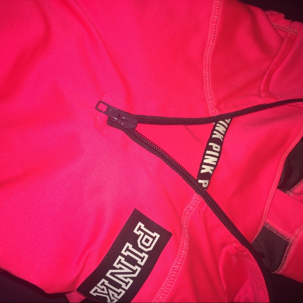 Pink/Victoria's secret quarter zip