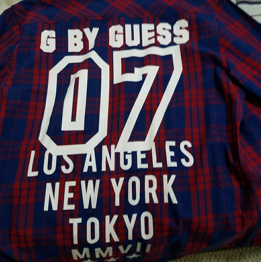Guess Striped Flannel