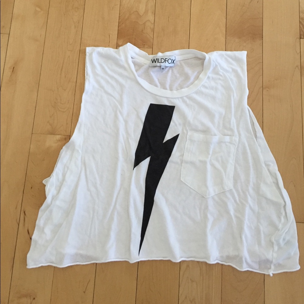 Wildfox Crop Tank with Pocket