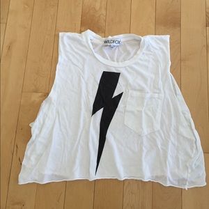 Wildfox Crop Tank with Pocket