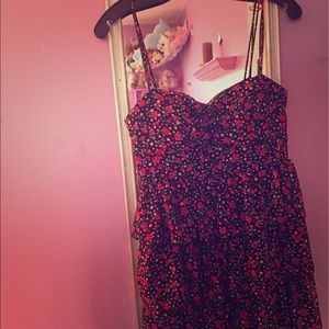 Floral Ruffle Cami Dress