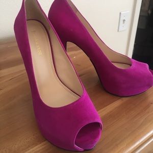 Enzo hot pink heels
