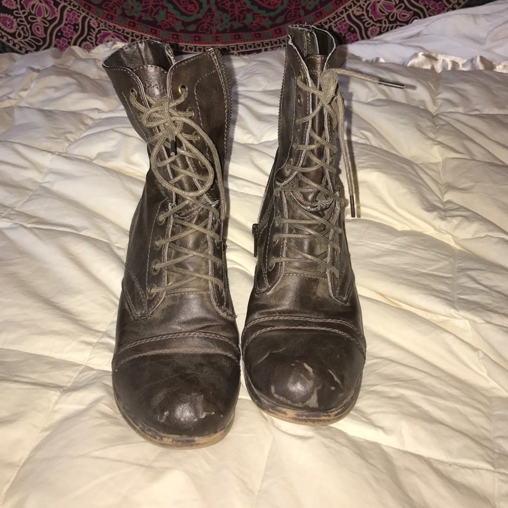 steve madden combat boots