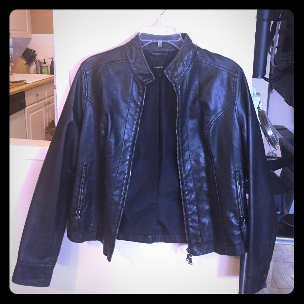 Express Faux Leather Jacket