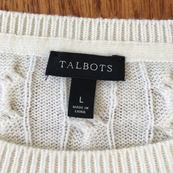Cable knit Talbots sweater - Picture 5 of 5