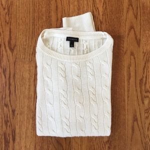 Cable knit Talbots sweater