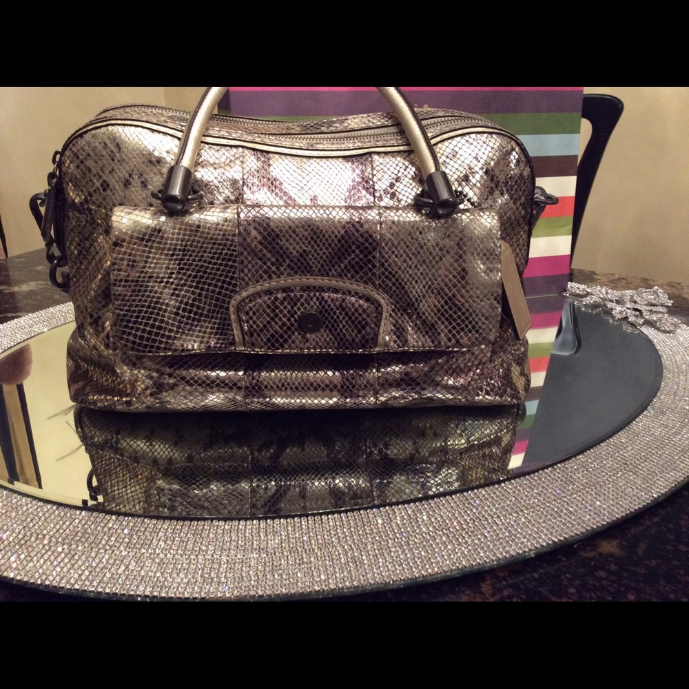 Coach leather satchel