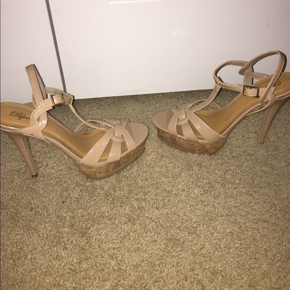 Paprika Nude Heels