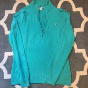 Vineyard Vines women's turquoise sweater