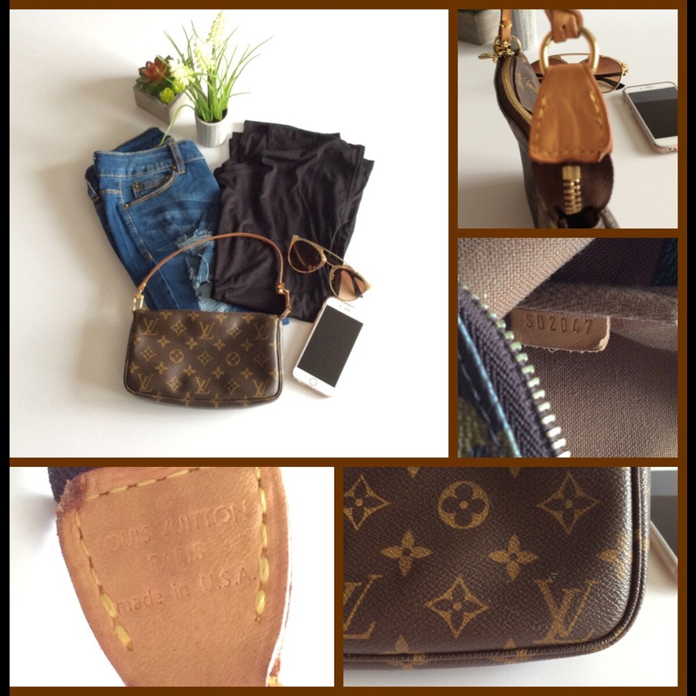 Authentic Louis Vuitton Pochette Accessories Bag
