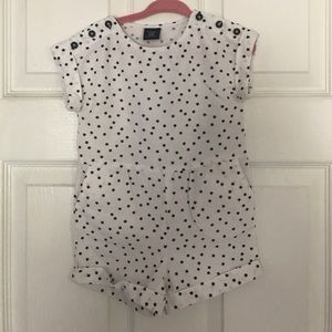 White romper - BabyGap 18-24 mo.